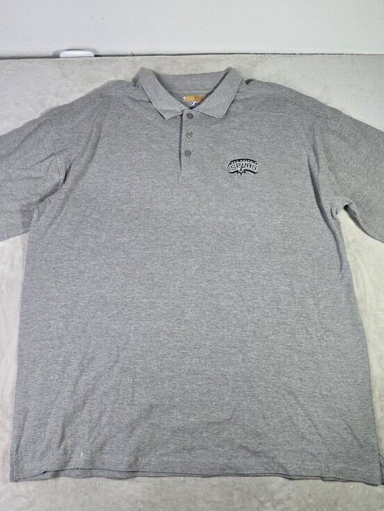 Majestic Other - San Antonio Spurs Majestic Big Man  Polo Gray 4XLT NBA